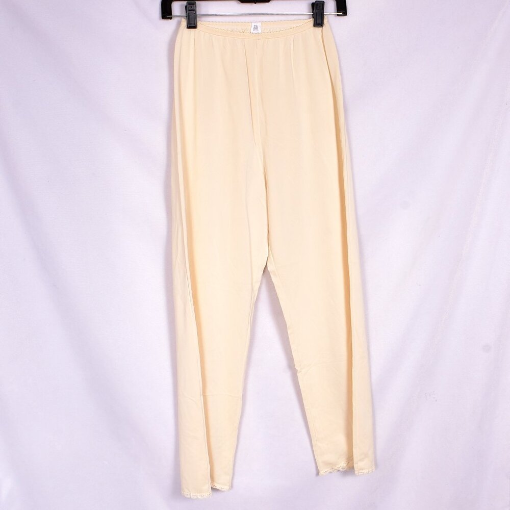 Shadow Line Vintage Cream Pant Slip Size Small Vintage